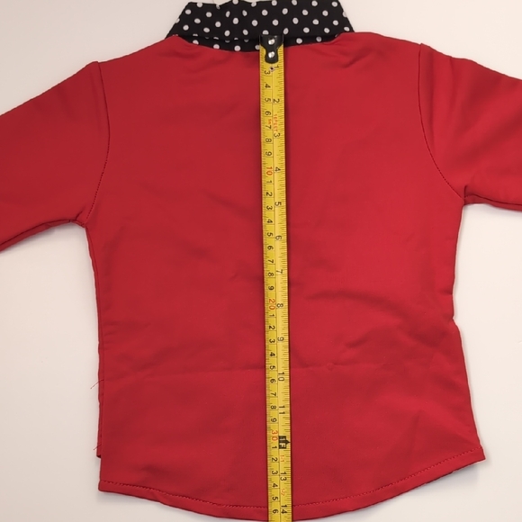 Red Kids Polka Dot Blazer and Pants Set - Picture 6 of 10